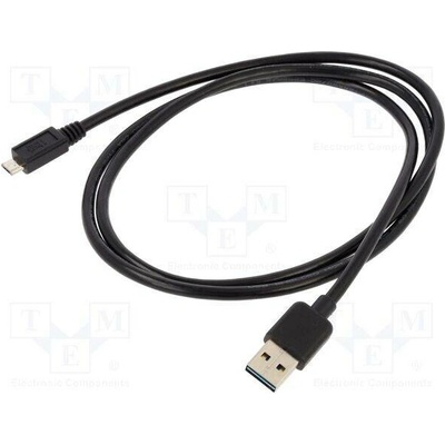 Delock 83366 USB 2.0 USB A zástrčka dvoustranná USB B micro vidlice