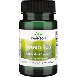 Swanson Green Tea, 500 mg, 30 капсули, Swanson (SW1247)