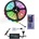Комплект5 м RGB LED лента, FLAGLIGHT, SMD5050 60 LED/m IP20+IR контролер 44 key+адаптер 3A (1145)