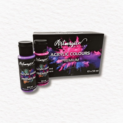 Artmagico akrylové barvy premium 10 x 59 ml