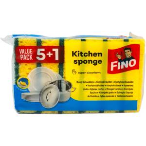  Fino кухненски гъби, 5+1 броя
