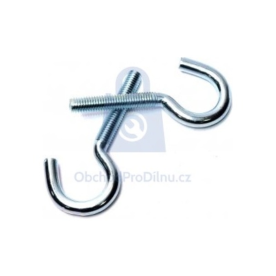 Hák se závitem HZ1, pozinkovaný M6 x 50 mm - hobby balení, balení 1 ks – Sleviste.cz