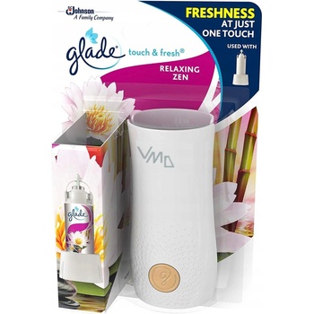 GLADE ONE TOUCH STROJČEK RELAXING ZEN 1 KS +NÁPLŇ 2 x 10 ml
