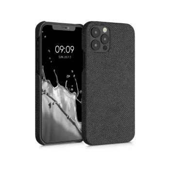Image 1 of kwmobile Твърд калъф за Apple iPhone 12 / 12 Pro - черен