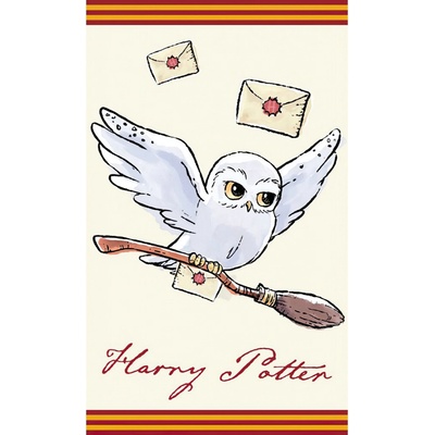 Carbotex Ručník bavlna Harry Potter sova Hedvika 30 x 50 cm