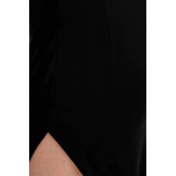 Elisabetta Franchi асиметрична рокля с вискоза (AB90661E2)