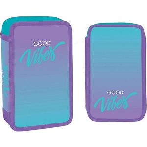S-Cool Несесер с пособия S. Cool - Good Vibes, 2 ципа, 29 части (SC2915)