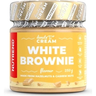 Nutrend DeNuts Lahodný orechový krém White Brownie 250 g