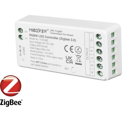 ZigBee řídící jednotka Mi-Light 038Z pro RGBW pásky ZigBee 3.0 VOICE TUYA HUE IKEA