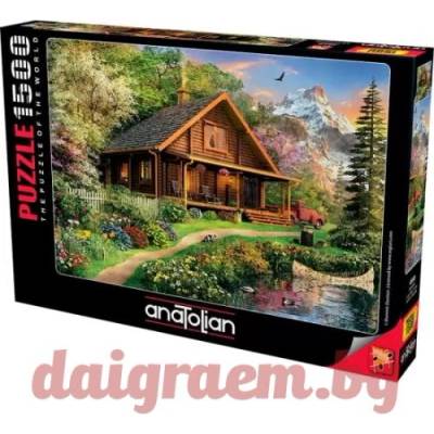 Anatolian Пъзел anatolian 4568 - 1500 части - Дървена къща (p4568)