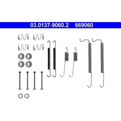 ATE Sada prislusenstvi, brzdove celisti 03.0137-9060.2