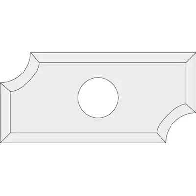 IGM N031-03012 Žiletka tvrdokovová radiusová - R3 19,5x9x1,5 LaminoMDF