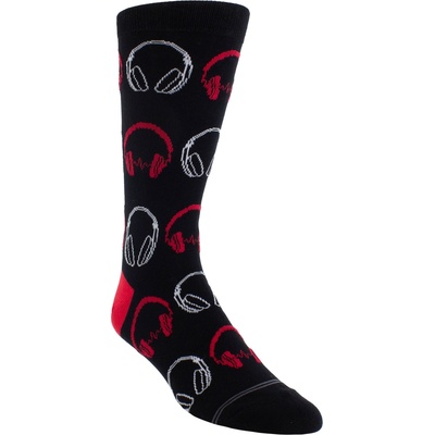 Perri´s socks чорапи perri´s socks - headphones crew - black - psb308-001