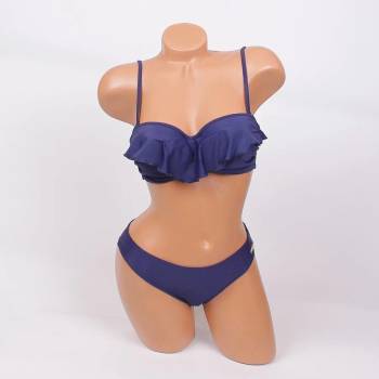 Image 1 of Бански с къдри в тъмносиньо - чашка В