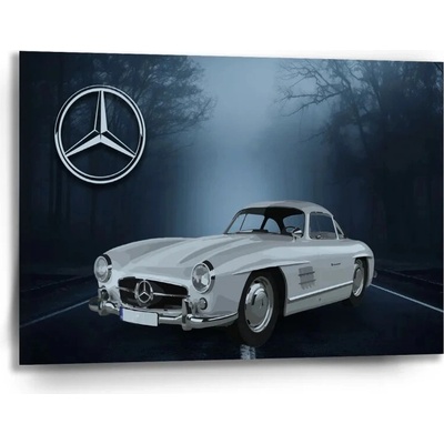 Sablio Obraz Mercedes-Benz 300 SL V lese - 90x60 cm