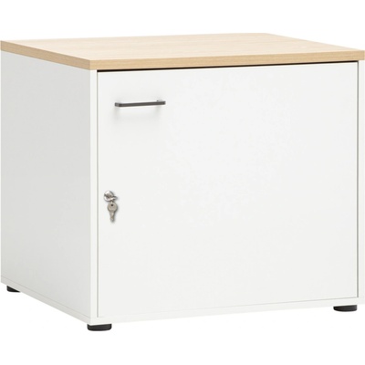 Schildmeyer Víceúčelová skříň »Solea«, uzamykatelná matná bílá – Zbozi.Blesk.cz