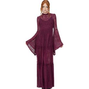 KILLSTAR рокля дамска KILLSTAR - Hecate - Plum - KSRA013905