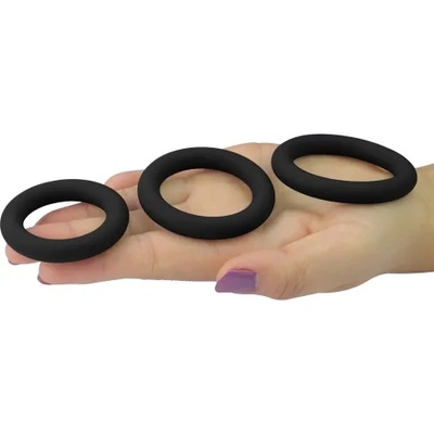 Lovetoy Комплект пенис пръстени от силикон Power Plus