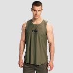 GymBeam Мъжки топ Combat Olive Grey M