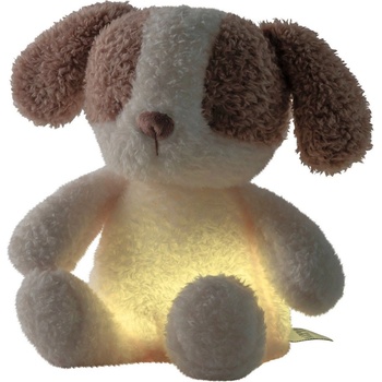 Nattou Нощна лампа и мека играчка 2 в 1 Nattou Teddy - Sleepy Dog (874595)