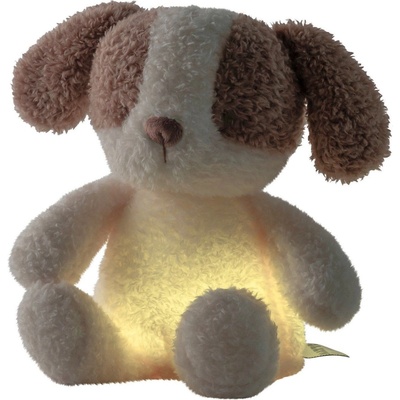 Nattou Нощна лампа и мека играчка 2 в 1 Nattou Teddy - Sleepy Dog (874595)