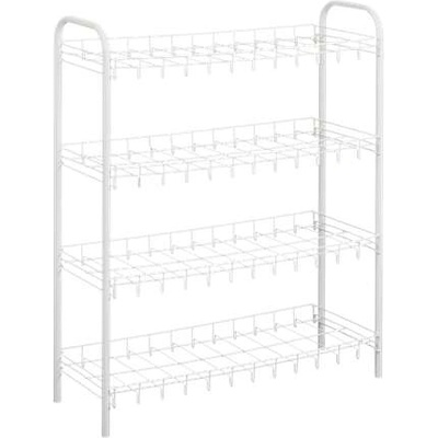 Metaltex Метална етажерка за обувки, 4 рафта, 64x23x80, бяла MX365504 (365504/030)