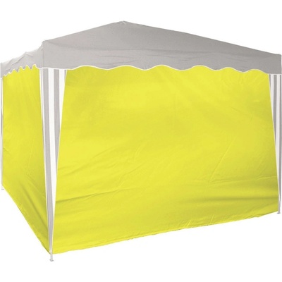 DEMA Bočné steny na záhradný pavilón 3x3 m, žlté, 4 ks