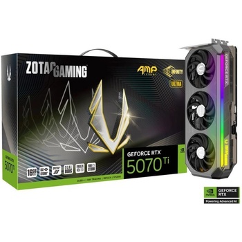 Image 1 of ZOTAC RTX 5070 Ti AMP Extreme INFINITY ULTRA 16GB GDDR7 256bit (ZT-B50710BU-10P)