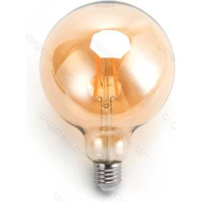 Aigostar LED filament žiarovka E27 G125 8W 2200K teplá biela