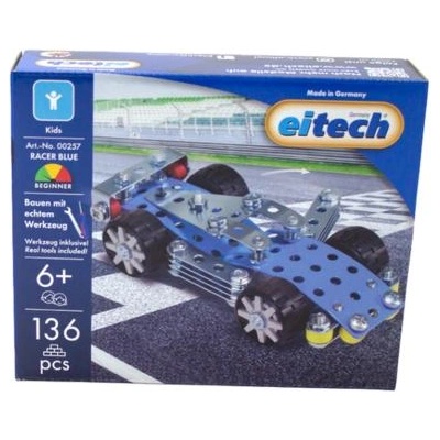 Eitech строителен комплект Състезателна кола Blue Bullet 136 части