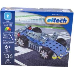 Eitech строителен комплект Състезателна кола Blue Bullet 136 части (00257)