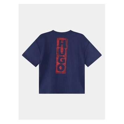 Hugo tričko G25140 D Modrá