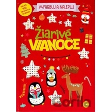 Vyfarbuj a nalepuj Žiarivé Vianoce