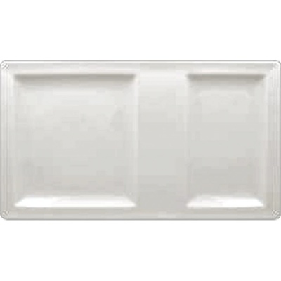 RAK Porcelain Talíř mělký 37 x 21 cm dvoudílný CLRP37IN2-6