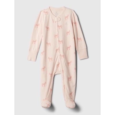GAP Baby overal z organickej bavlny Ružová Ružová