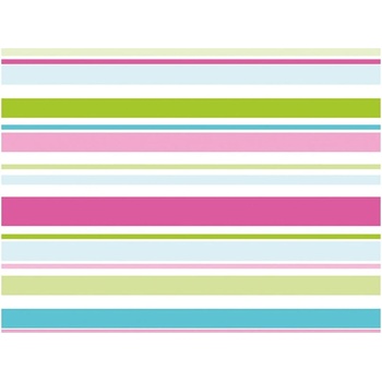 Artgeist Нетъкан текстил детски тапет 200 cm x 154 cm Bright Stripes - Artgeist (A1-LFTNT0635)