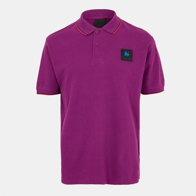 Money Colour Patch Polo - Plum