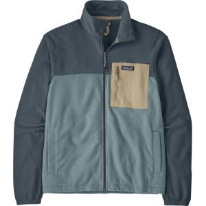 Patagonia Мъжки поларен пуловер Patagonia Micro D Patch Pocket Jacket Fleece jumper - Blue Sage (005-7766-0212)