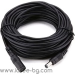 iCSee Удължаващ кабел за захранване 5м 12v/dc es-dcc05 (es-dcc05)