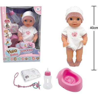 Wiky cikajúce bábätko s príslušenstvom 40 cm