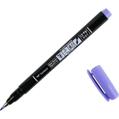 Tombow Brush Pen Fudenosuke pastel na čierny papier, lavender (WS-BS21)
