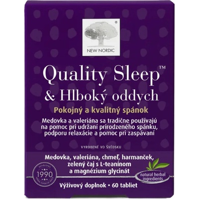 New Nordic Quality Sleep & Hlboký oddych 60 tabliet
