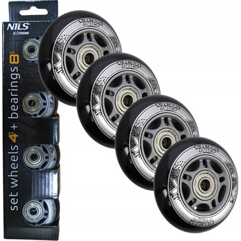 Nils Extreme PU 72 mm + Abec9 82 A 4 ks