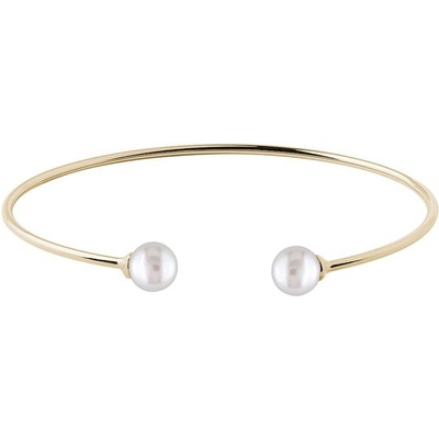 Klenota perlový náramok typu cuff zo žltého zlata B6033003