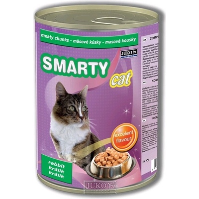 SMARTY chunks Cat králik 410 g