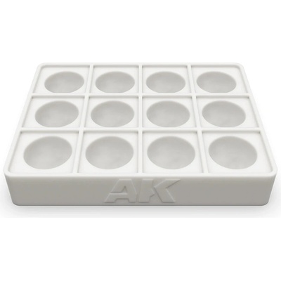 AK Interactive AK9567 Silicone Wells Palette - silikónová paleta s jamkami (AK Interactive)