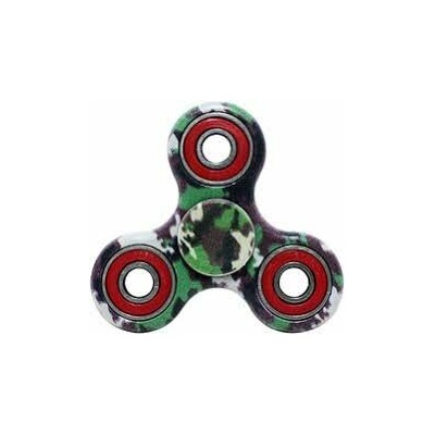 FIDGET SPINNER ANTISTRESOVÁ HRAČKA Army zeleno oranžová