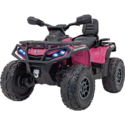 Mamido Dětská elektrická čtyřkolka Can-Am Outlander ATV růžová