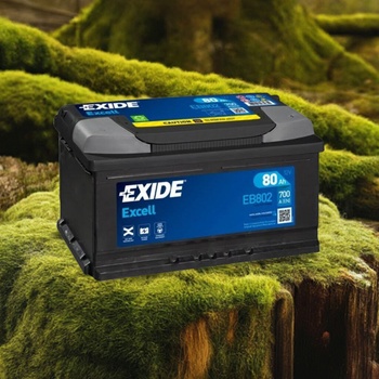 Exide Excell 12V 80Ah 700A EB802
