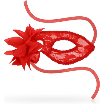 Image 1 of OHMAMA Венецианска червена дантелена маска с флорални мотиви ohmama